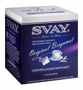 Чай черный пакетированный Svay  Original Bergamot 20*2 саше