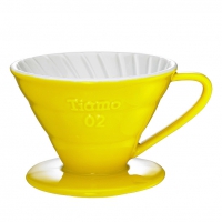 Воронка керамическая Tiamo V02 жёлтая