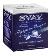 Чай черный пакетированный Svay Highgrown Bouquet 20*2 саше